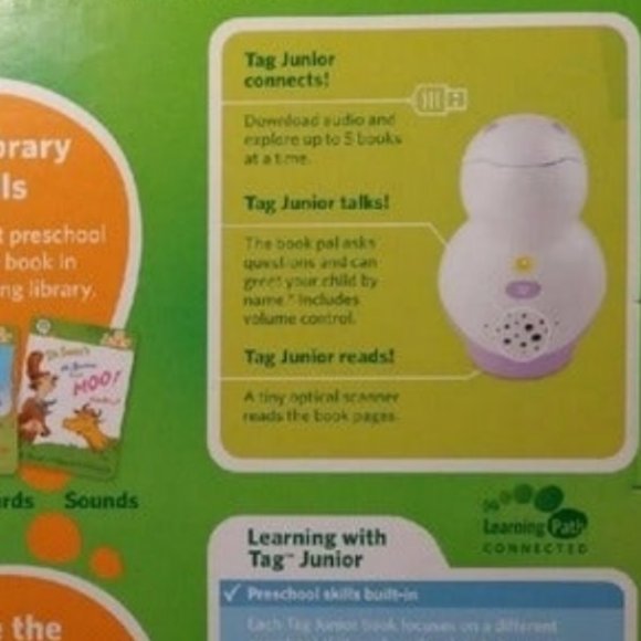 LEAPFROG LEAPREADER JUNIOR BOOK PAL READING SYSTEM VIOLET PURPLE SEALED NEW! - Picture 12 of 15